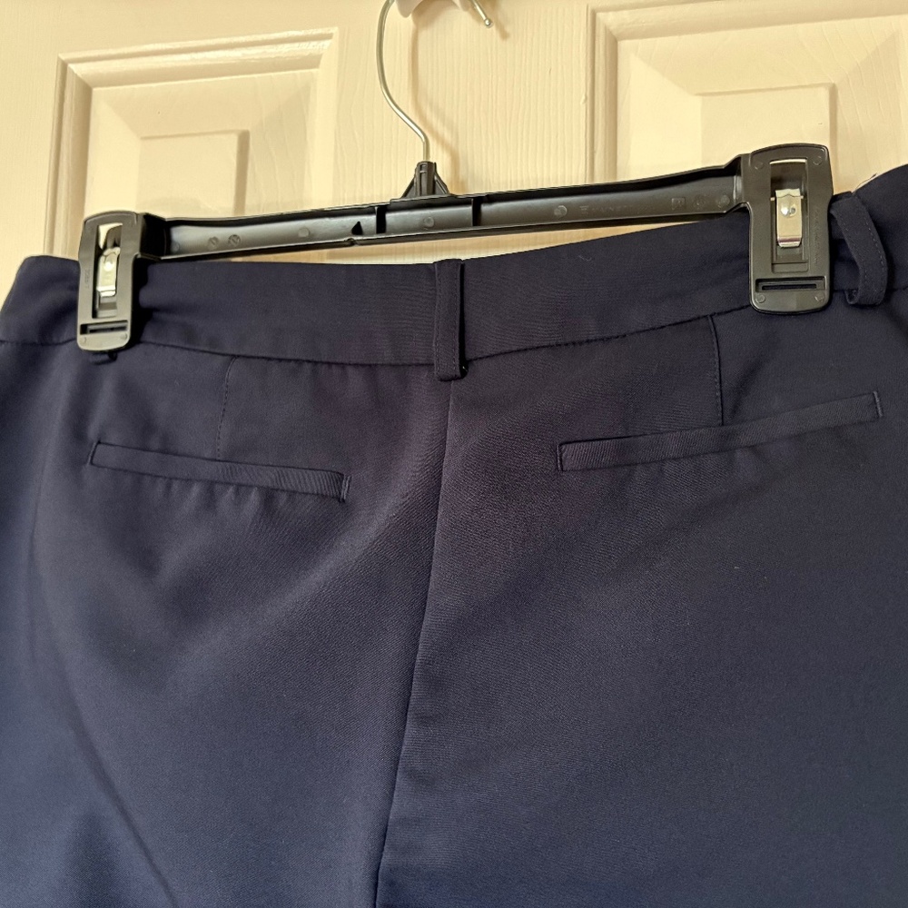 Apt 9 Size 6 Navy Torie Mid Rise Straight Leg Pants - Picture 5 of 6